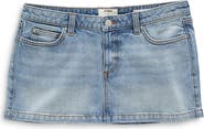 Cotton On Women's Micro Low Denim Skirt