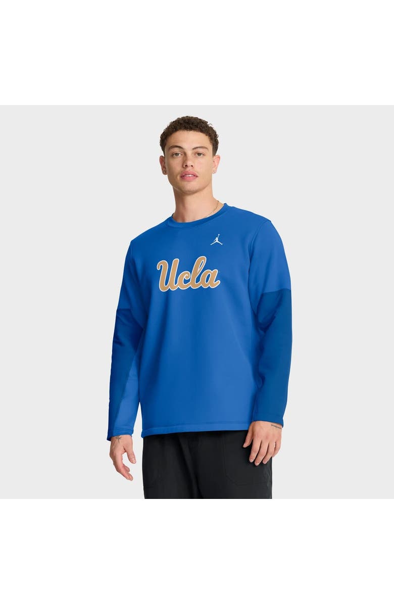 Jordan Brand Men's Jordan Brand Blue UCLA Bruins 2025 Sideline Coach Therma-FIT Long Sleeve T-Shirt, Main, color, Blue
