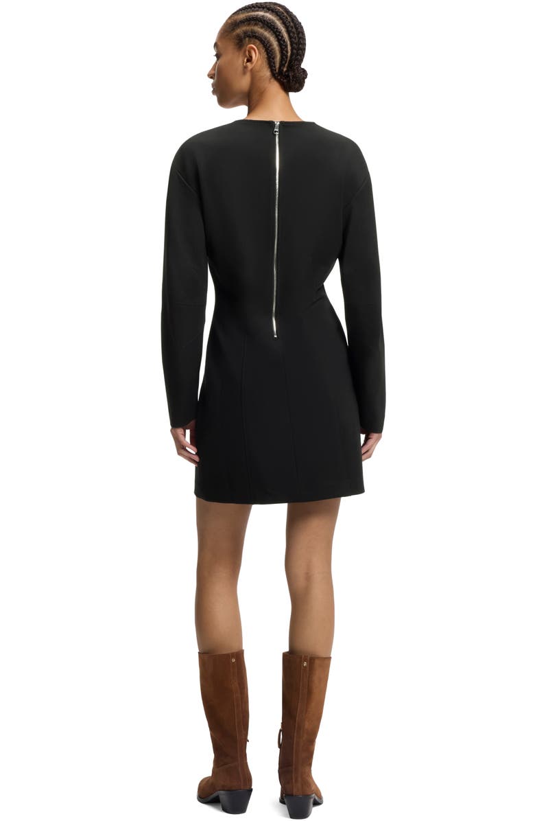 BOSS Orange Dalerina Shaped Long Sleeve Minidress, Alternate, color, 