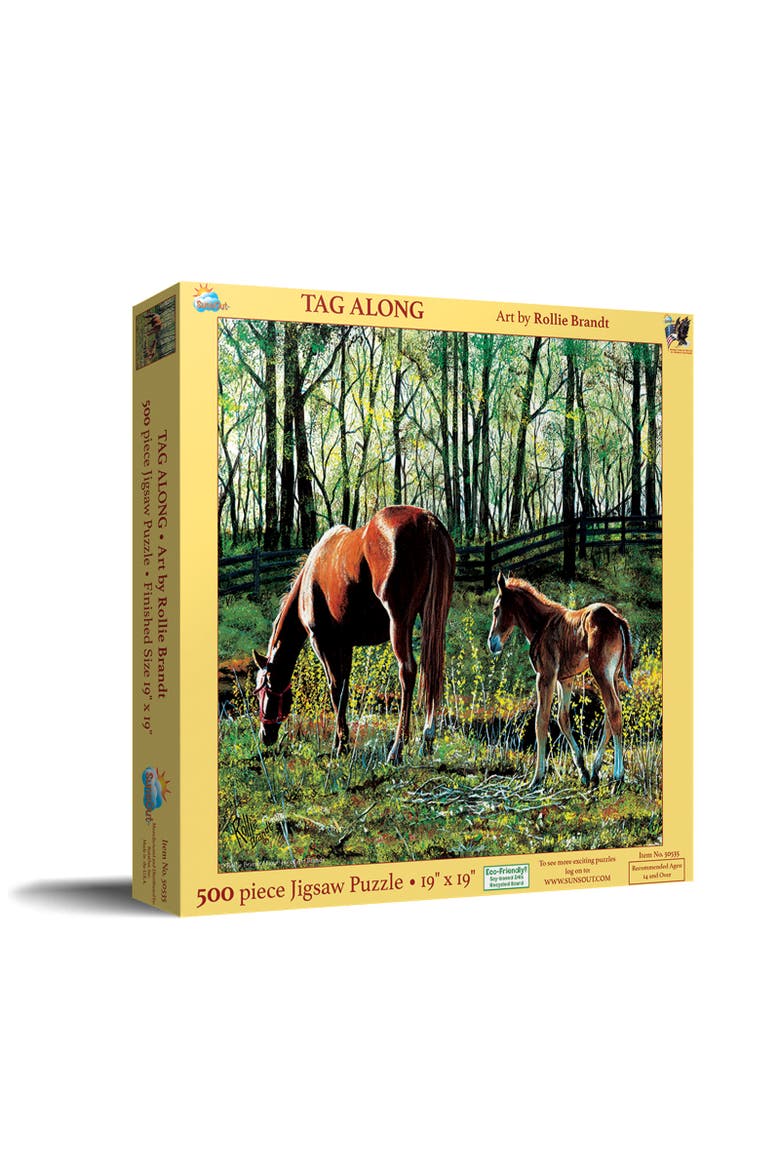 Tag Along 500 piece Jigsaw Puzzle for Adults, Main, color, Multicolor