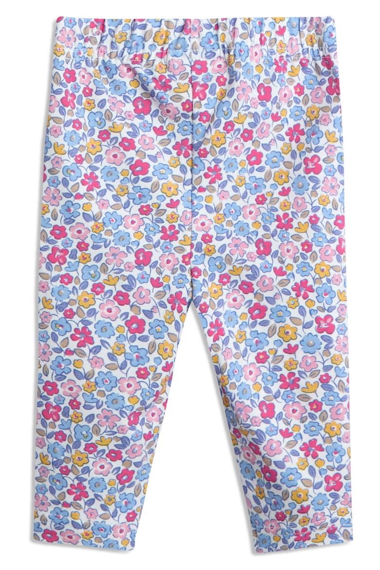 Bunny Appliqué Sweatshirt & Leggings Set, Alternate, color, PINK