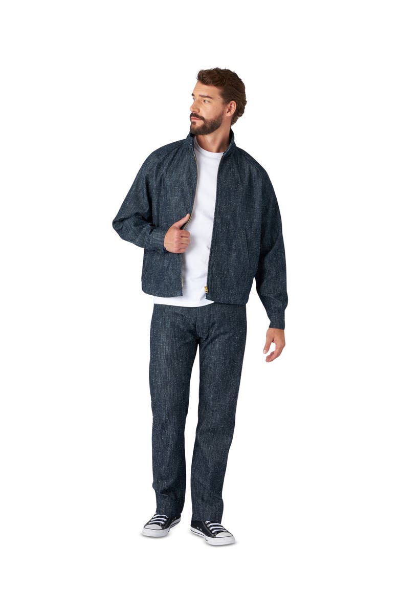 Fortela Carol Indigo Rinse Denim Zip-Up Jacket, Alternate, color, Blue