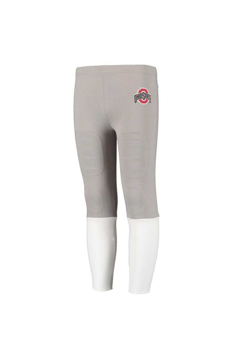 Wes & Willy Youth Wes & Willy Scarlet/Gray Ohio State Buckeyes Team Football Pajama Set, Alternate, color, 