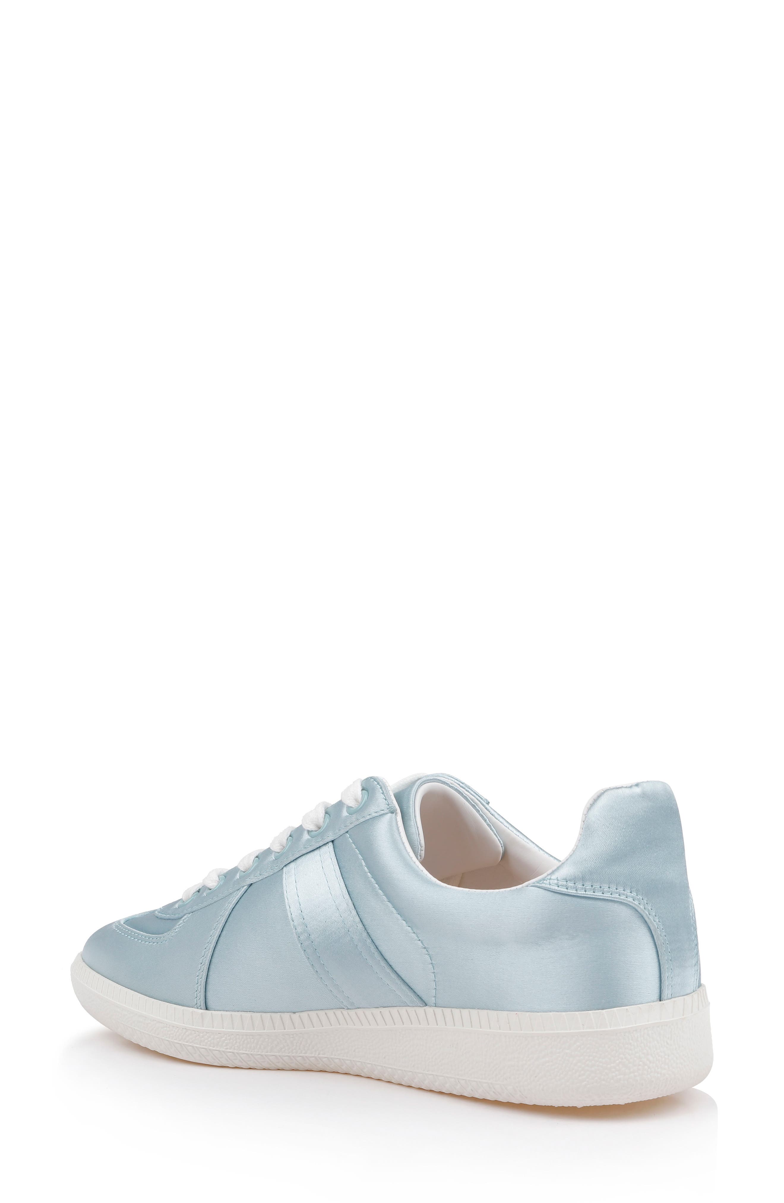Imara Sneaker, Alternate, color, MIST BLUE SATIN