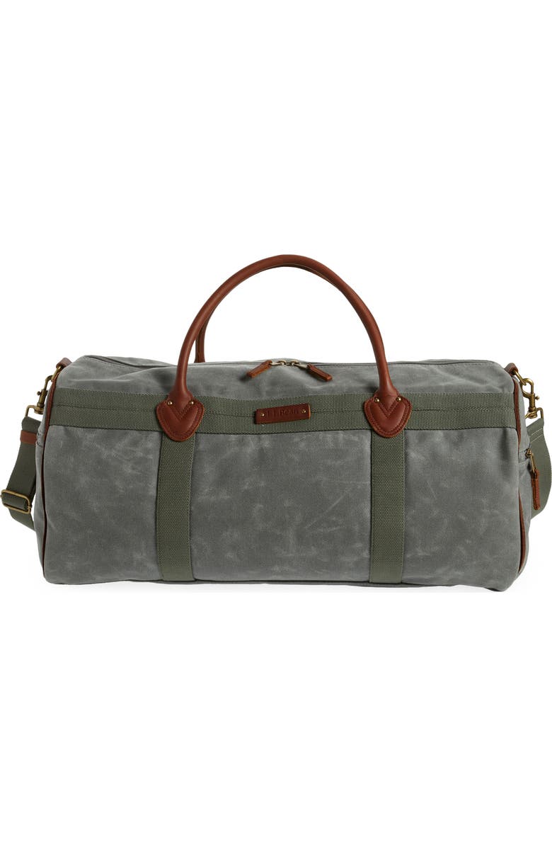 L.L.Bean Waxed Canvas Duffle Bag, Main, color,