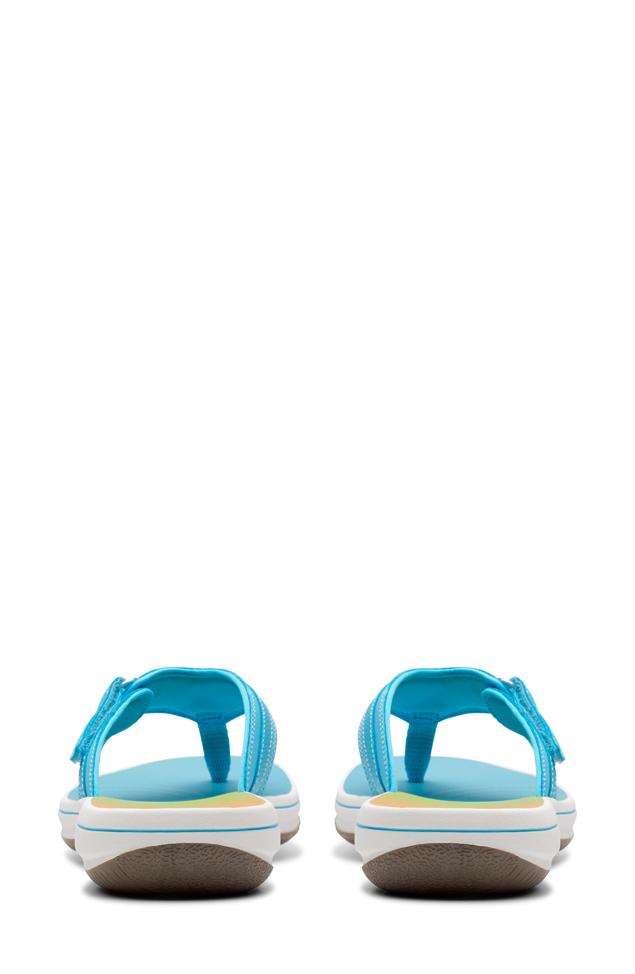 Clarks<sup>®</sup> Breeze Sea Flip Flop, Alternate, color, Turquoise Ombre