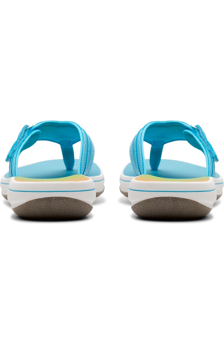 Clarks<sup>®</sup> Breeze Sea Flip Flop, Alternate, color, Turquoise Ombre