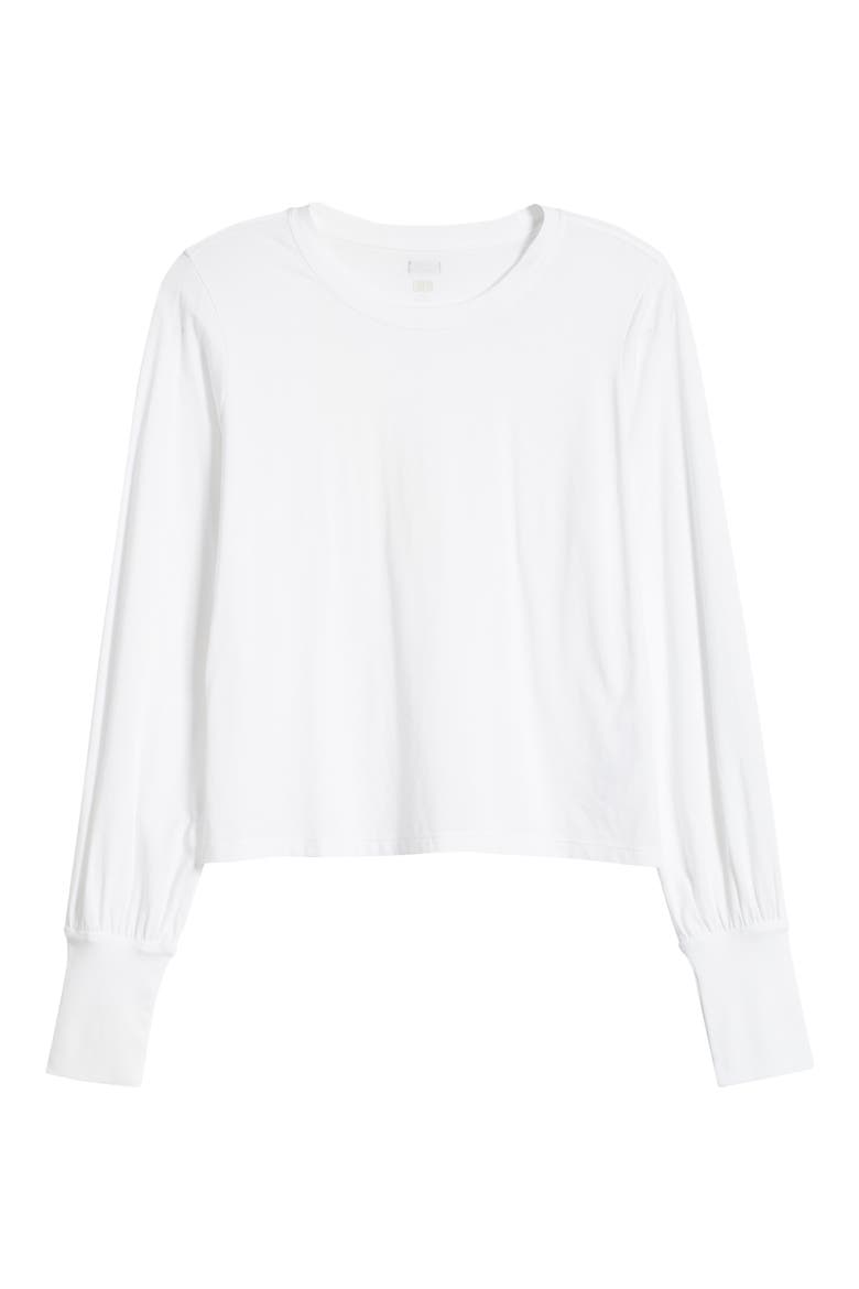 Organic Pima Cotton Lounge T-Shirt, Alternate, color, SINCERE WHITE