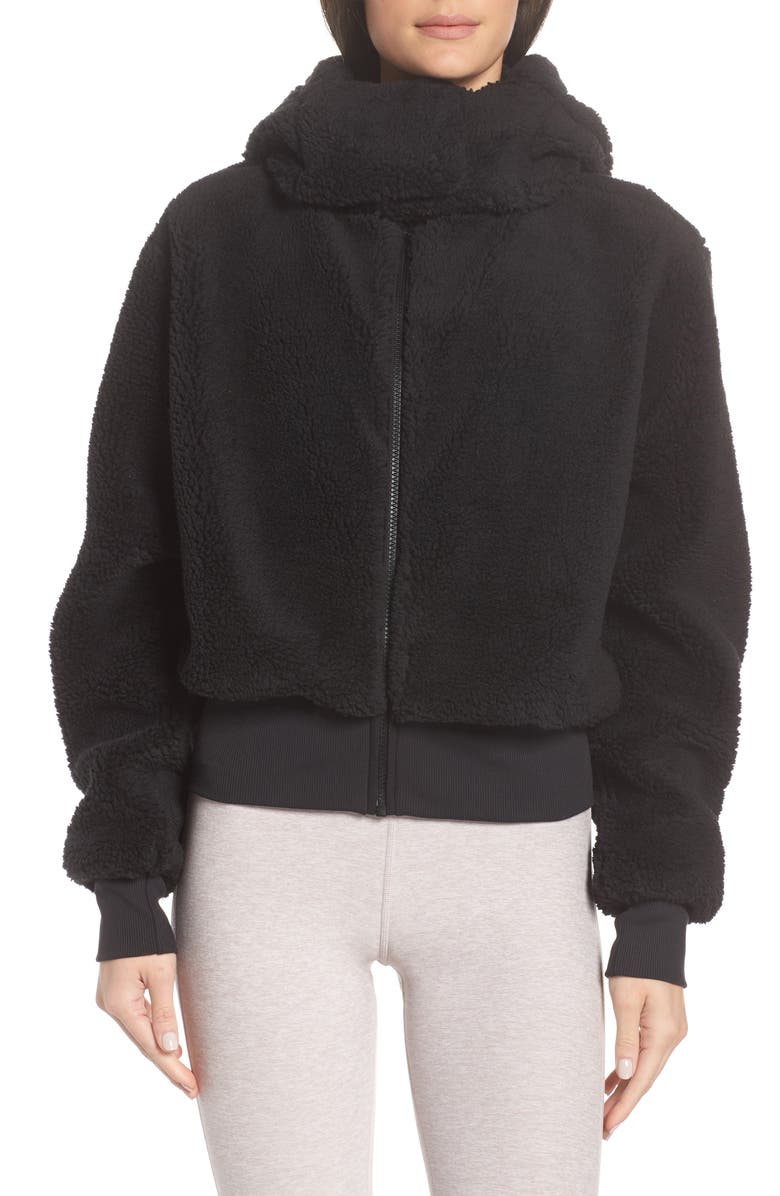 Alo Foxy Fleece Jacket, Alternate, color,