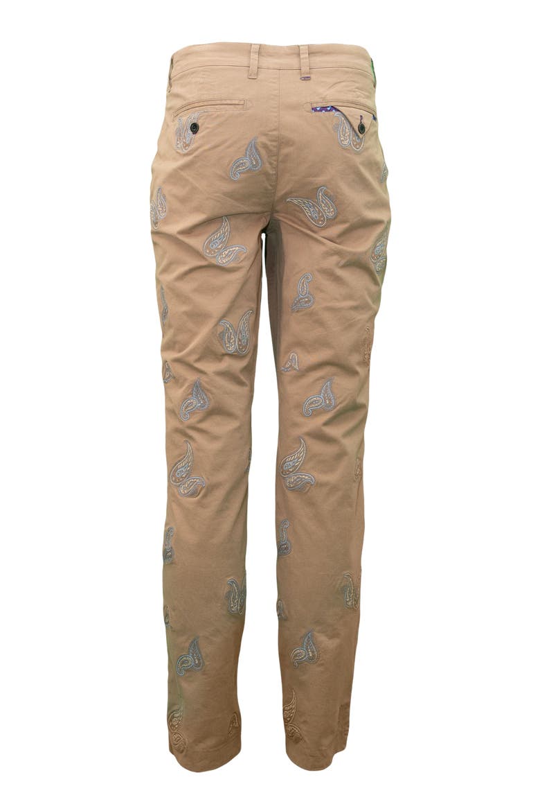 Charles Stretch Twill Flat Front Pant, Alternate, color, Paisley Tan