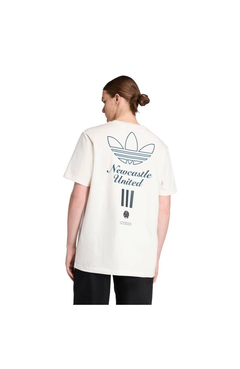 adidas Men's adidas Cream Newcastle United Terrace Icons Collection Graphic T-Shirt, Alternate, color, 