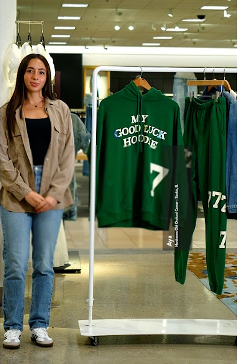 My Good Luck Cotton Blend Hoodie, sales video thumbnail