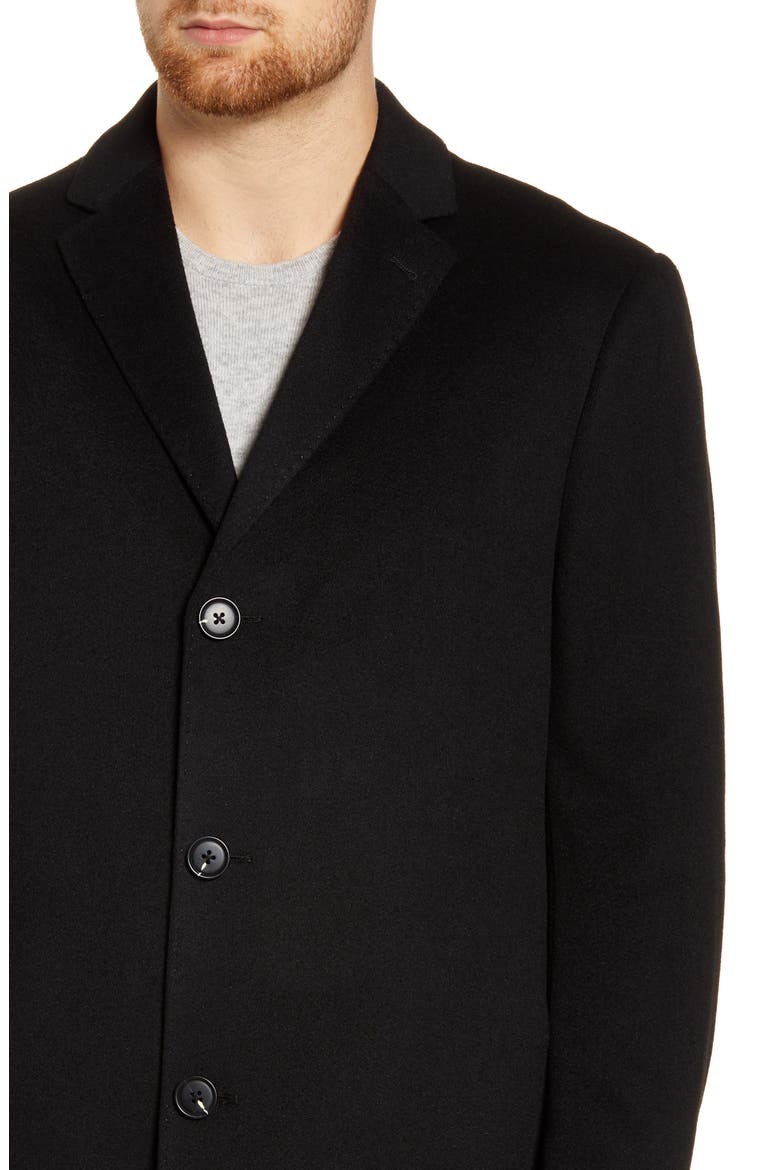 Mason Wool & Cashmere Overcoat, Alternate, color, BLACK CAVIAR