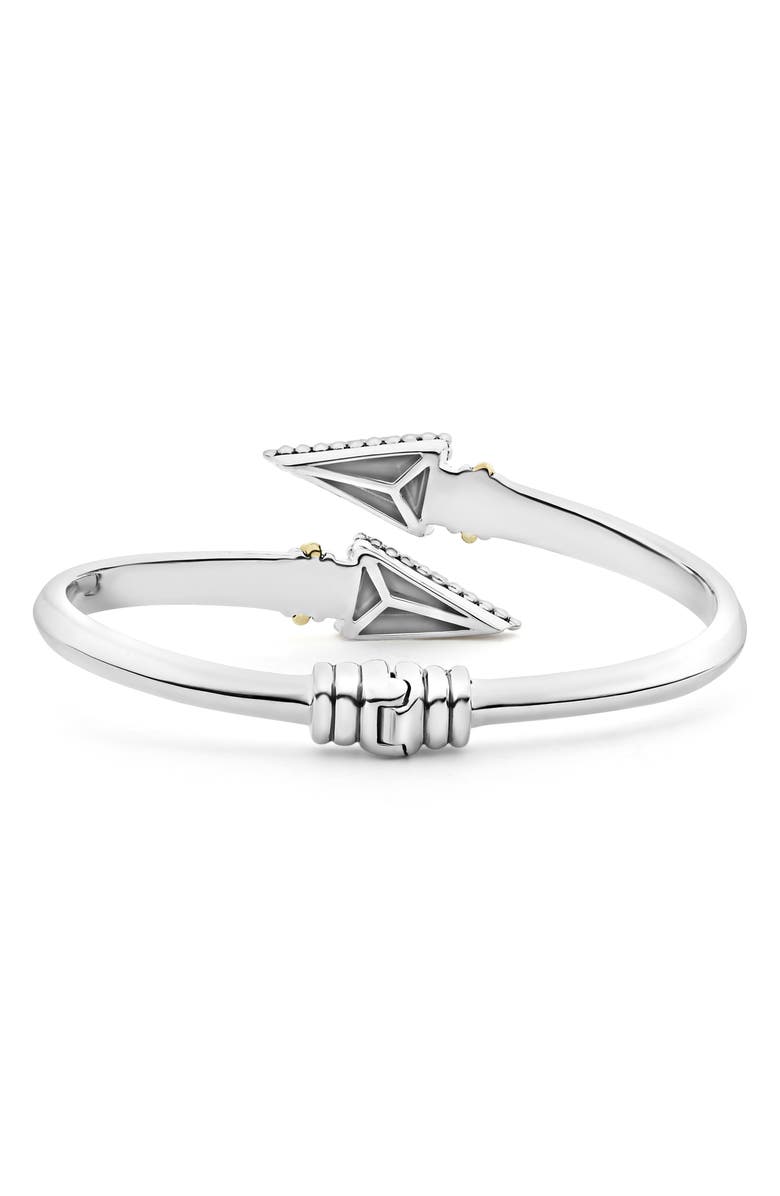 LAGOS KSL Two-Tone Pyramid Cross Bangle, Alternate, color,