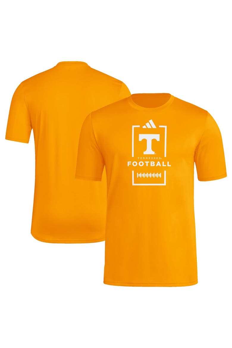 Men's adidas  Tennessee Orange Tennessee Volunteers Football Poly T-Shirt, Main, color, Tennessee Orange