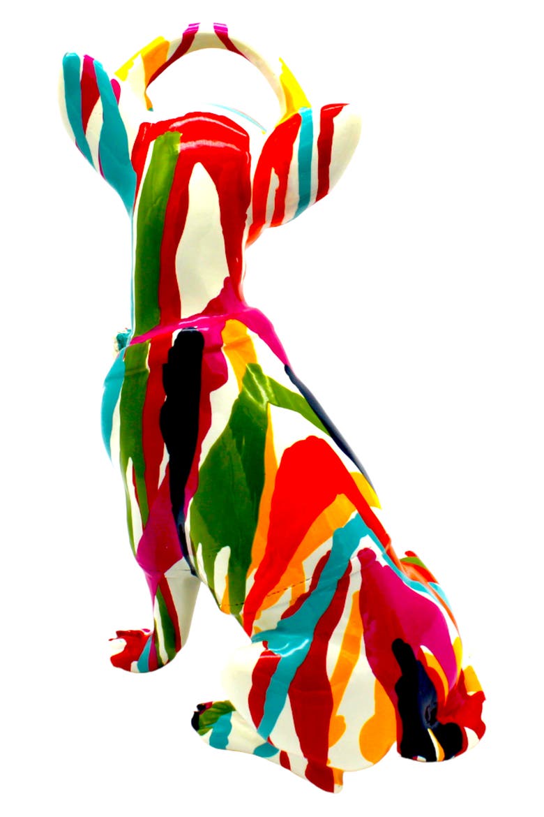 Graffiti Headphone Chihuahua Statue, Alternate, color, MULTI-COLOR