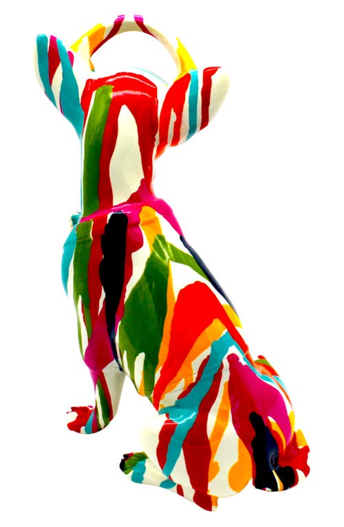 Interior Illusions Graffiti Headphone Chihuahua Statue In Multi