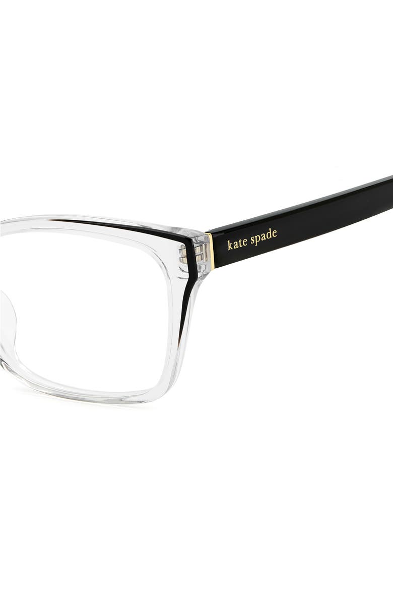Kate Spade New York demi 53mm rectangular reading glasses, Alternate, color,