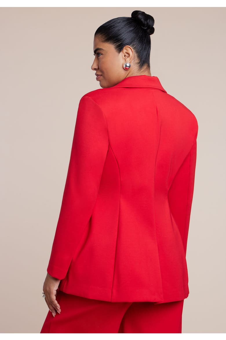The Ultimate Stretch Nipped Waist Blazer, Alternate, color, BARBADOS CHERRY