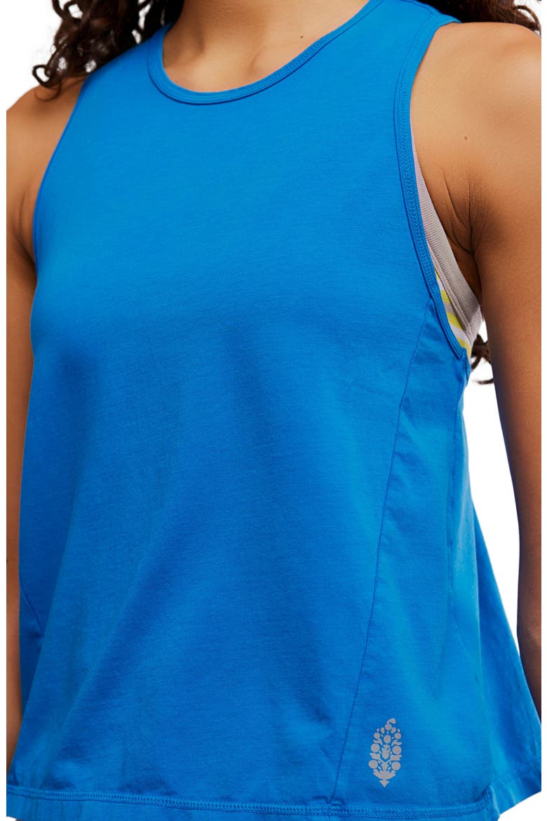 FP Movement Hot Shot Twist Back Tank, Alternate, color, LIGHT COBALT
