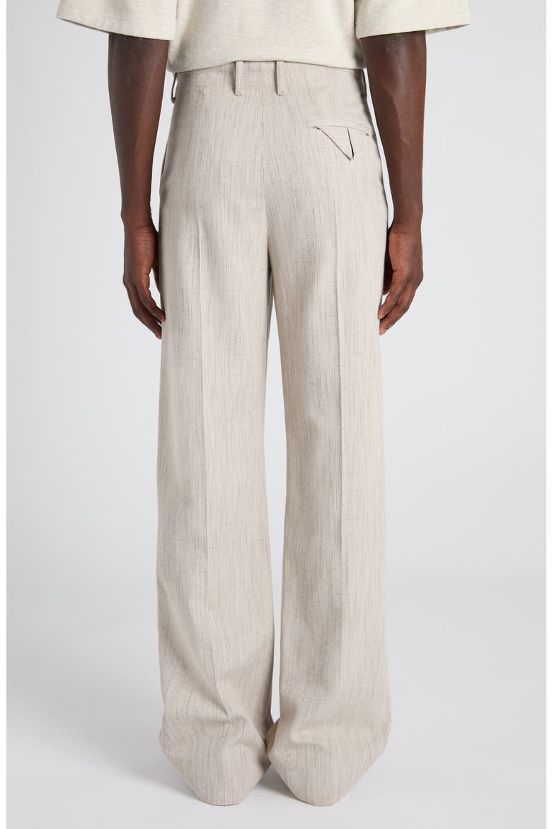 Textured Viscose Trousers, Alternate, color, 2674 GREY PUTTY
