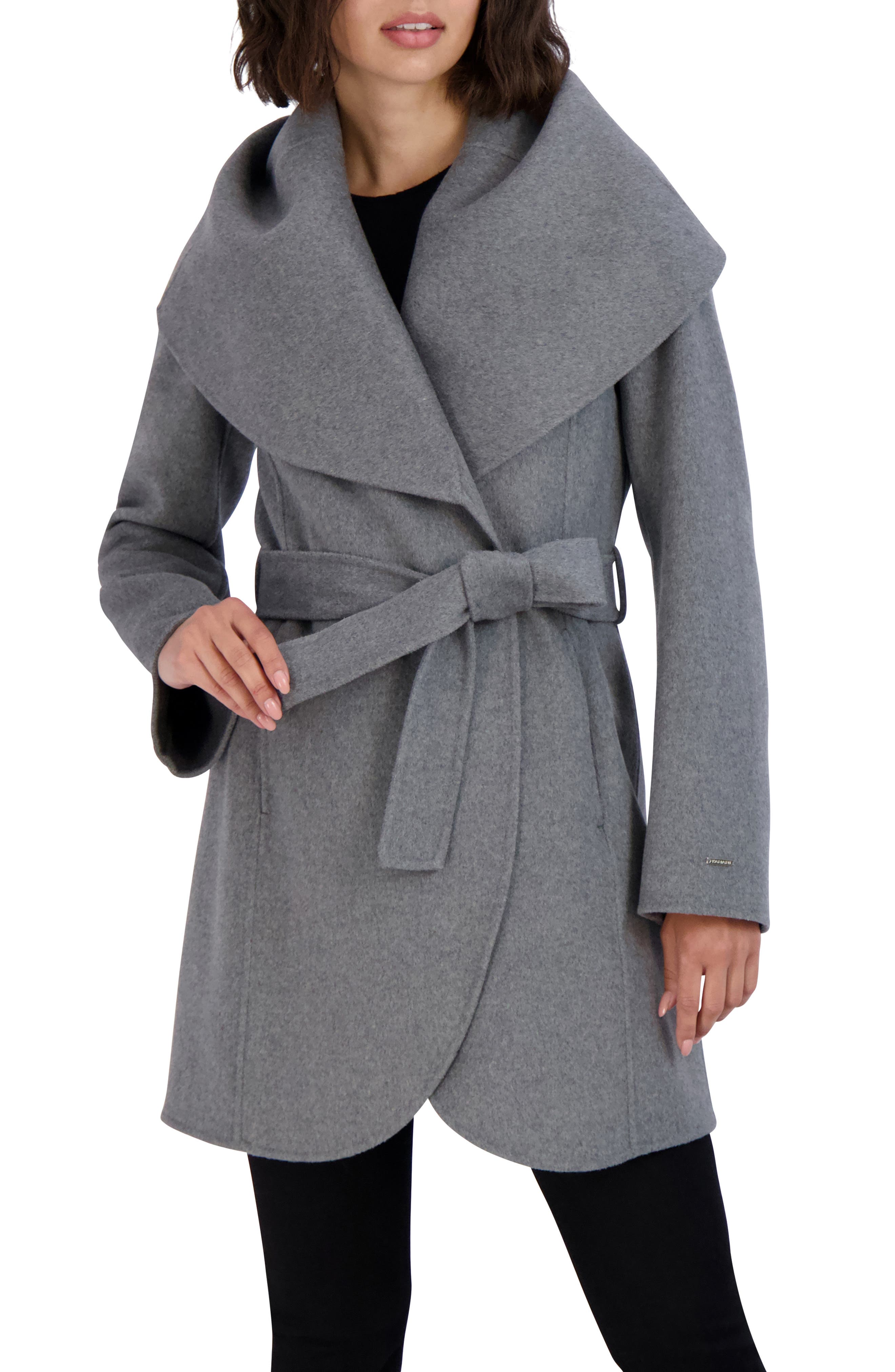 Tahari Marilyn Wool Blend Coat