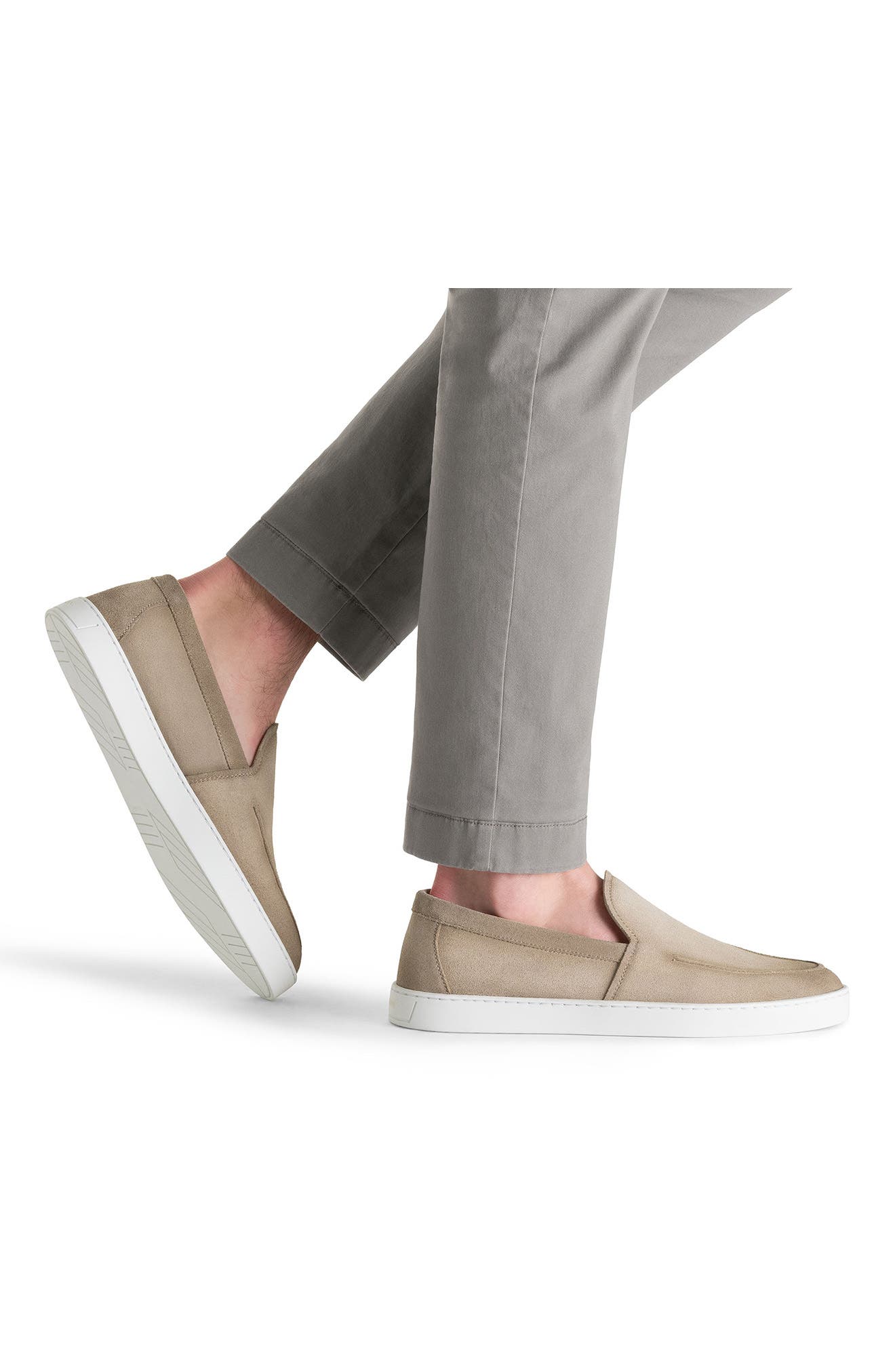 Magnanni Lawford Venetian Loafer Sneaker, Alternate, color, Tierra Suede