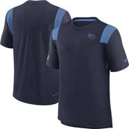 Nike Men's Nike Navy Tennessee Titans Sideline Tonal Logo Performance Player T-Shirt