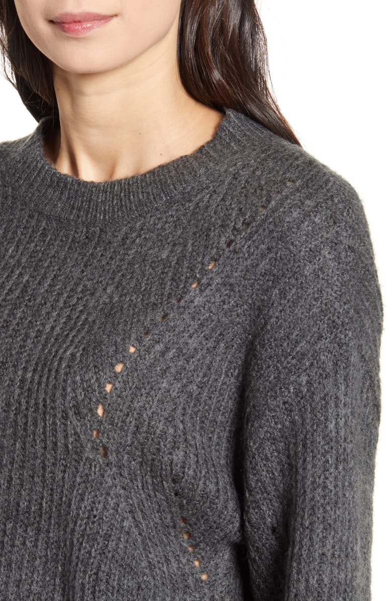 BP. Chunky Pointelle Sweater, Alternate, color,