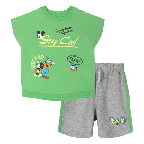 Mickey Mouse 2-Piece T-Shirt and Shorts Set (Toddler, Little Kid & Big Kid)