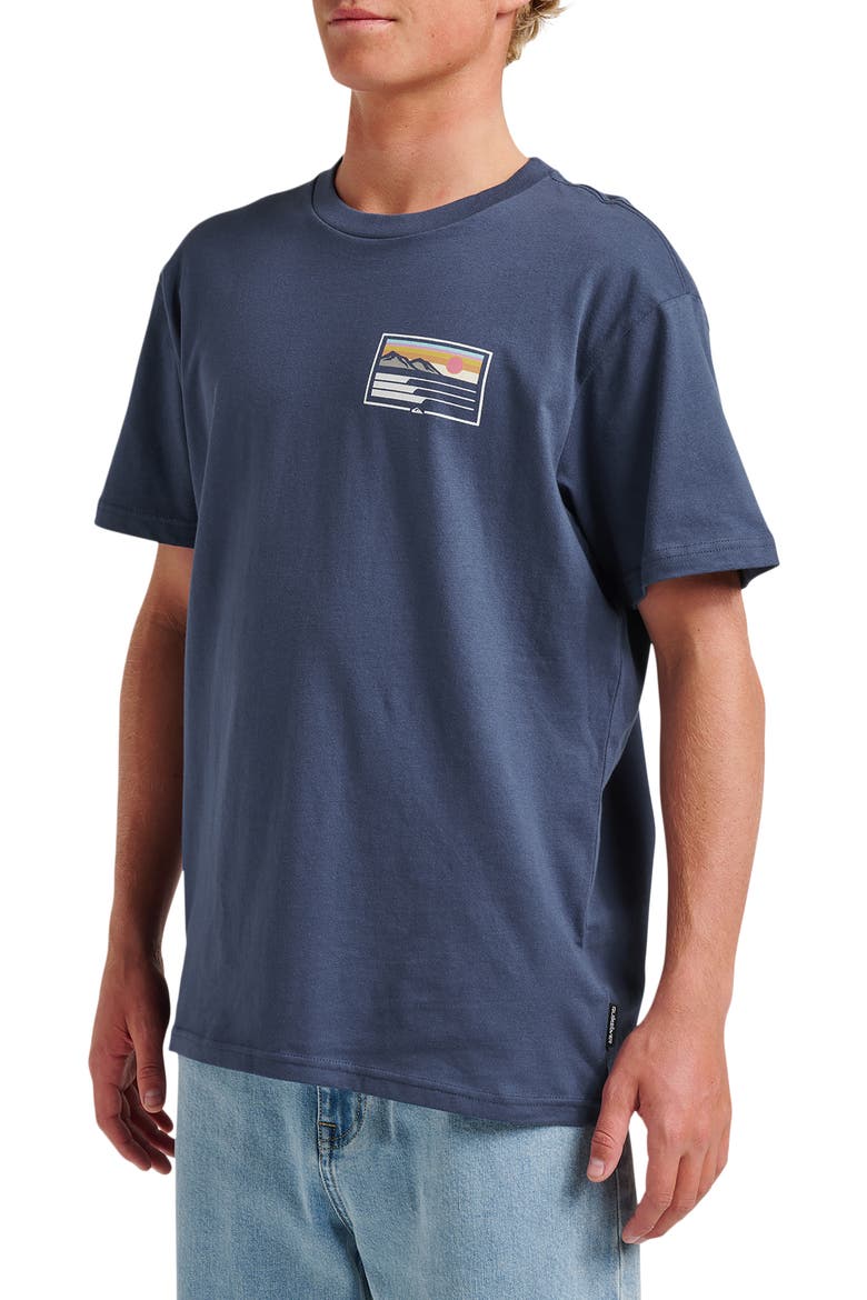 Coastal Vibes Graphic T-Shirt, Alternate, color, NAVY