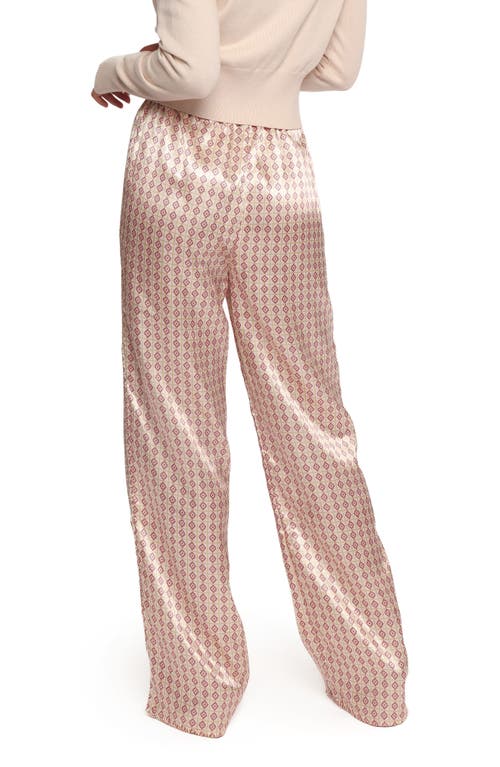 Petal And Pup Petal & Pup Danae Wide Leg Satin Pants In Pink