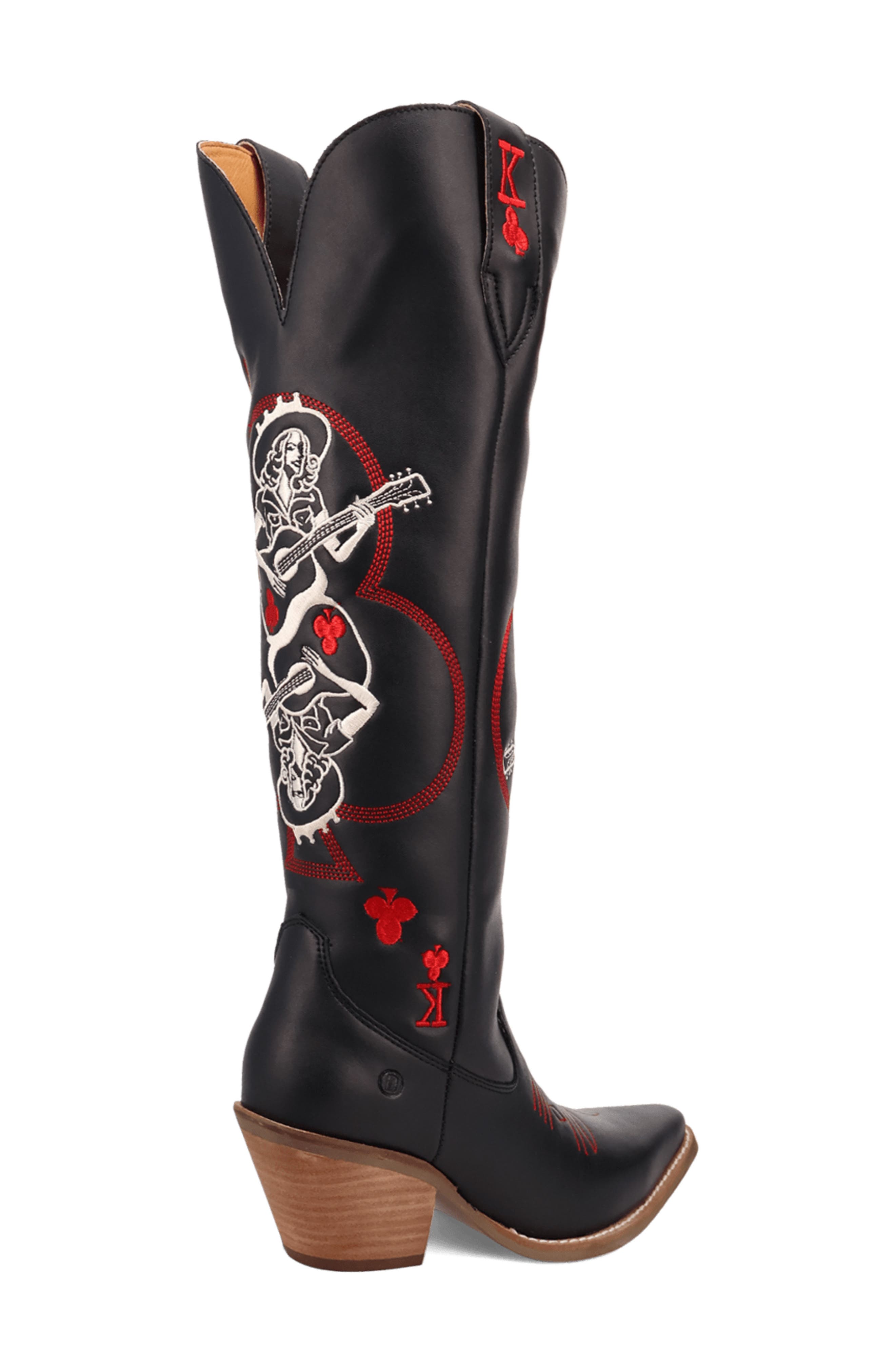 King of Clubs Western Boot, Alternate, color, BLACK