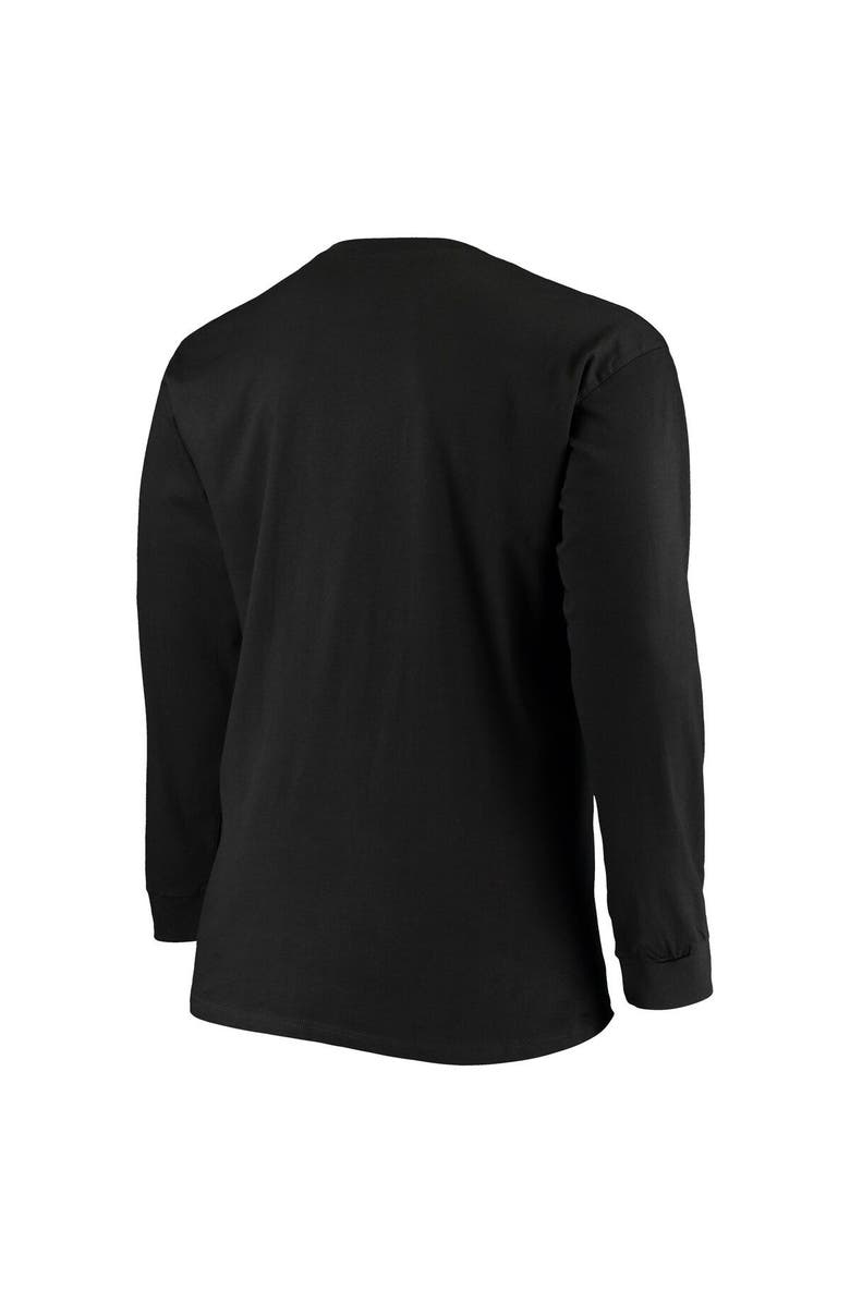 FANATICS Men's Fanatics Branded Black Jacksonville Jaguars Big & Tall Color Pop Long Sleeve T-Shirt, Alternate, color, Black