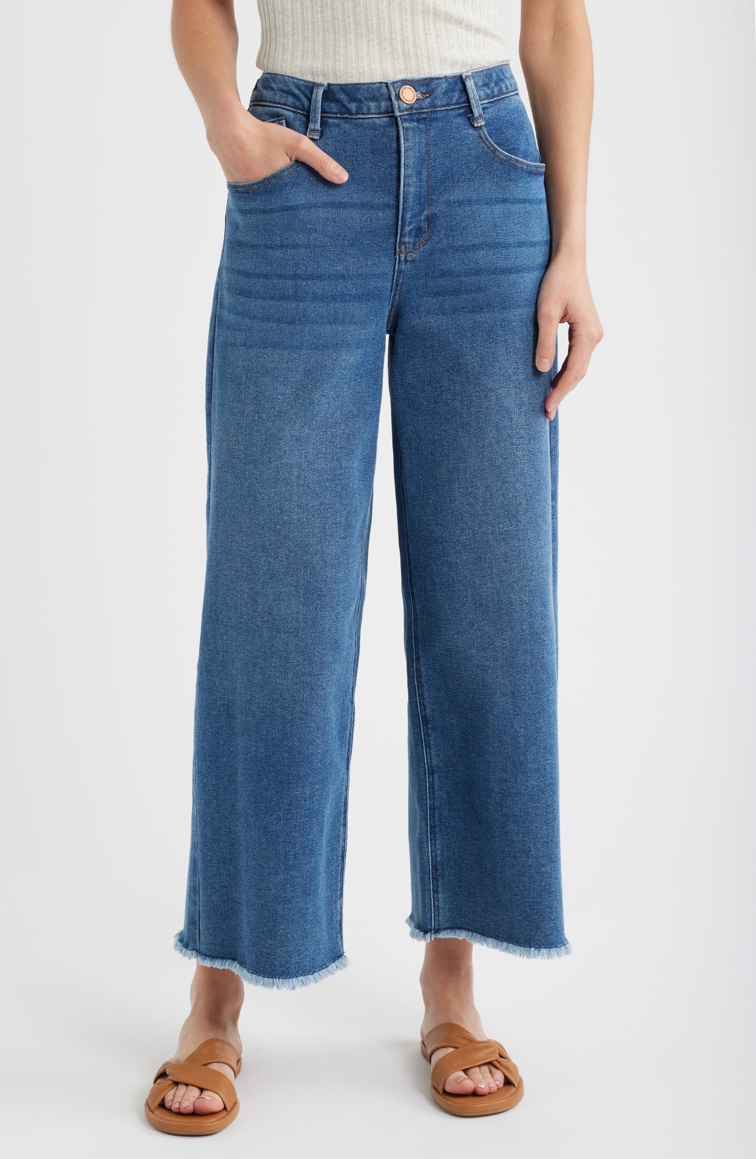 Wit & Wisdom Wyatt Skyrise Wide Leg Jeans