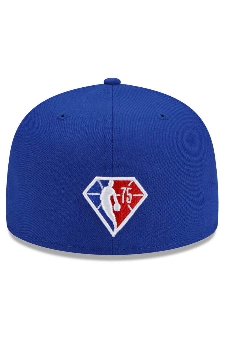 New Era Men's New Era Royal LA Clippers Back Half 59FIFTY Fitted Hat, Alternate, color, 
