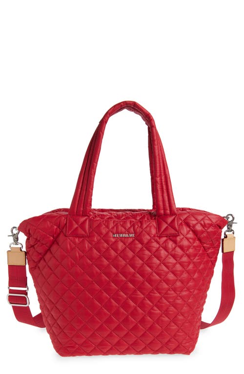 Mz Wallace Medium Metro Deluxe Tote In Red