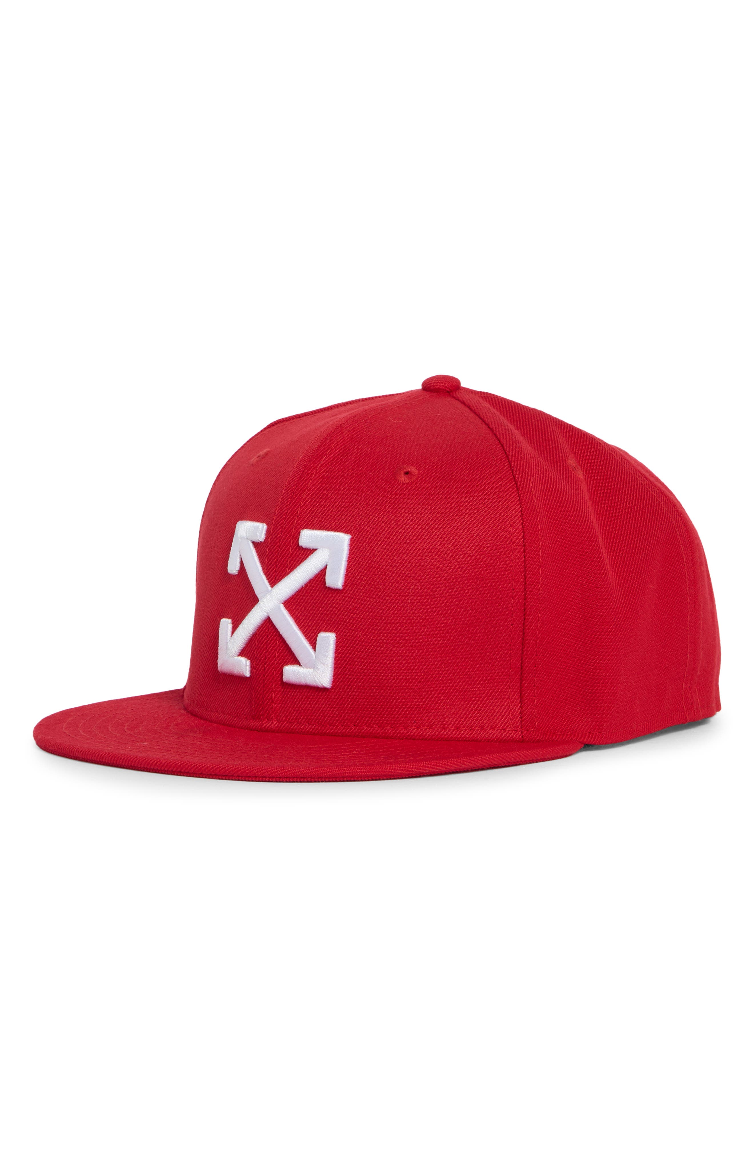 Arrows Embroidered Flat Brim Hat