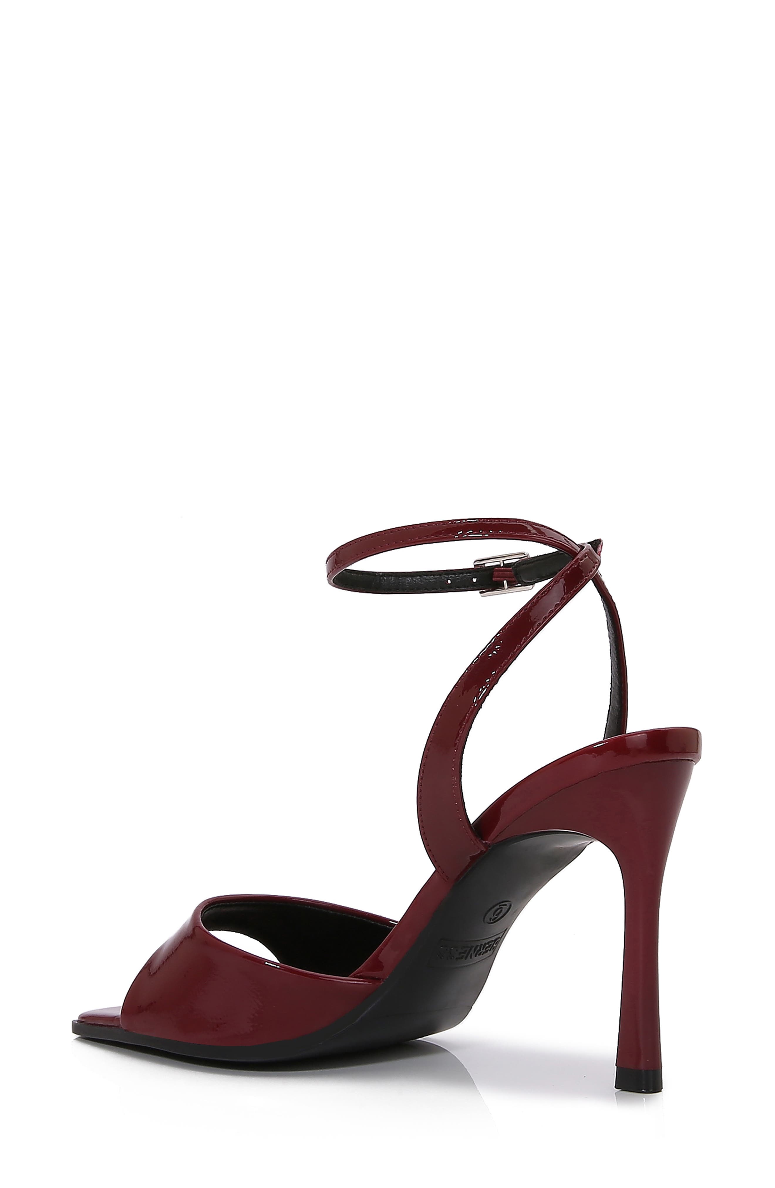 Rhode Ankle Strap Stiletto Sandal, Alternate, color, WINE