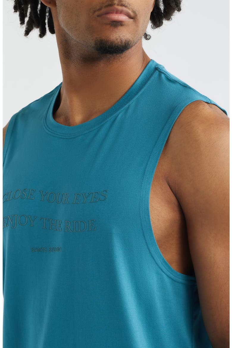 Ryan Sheckler Edition Tempo Enjoy Graphic Tech Tank, Alternate, color, BLUE