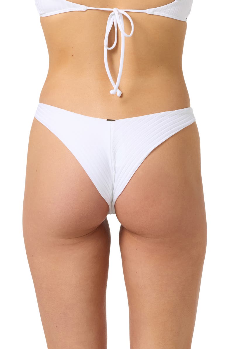 O'Neill Shorebreak Hermosa Rib Bikini Bottoms, Alternate, color, White
