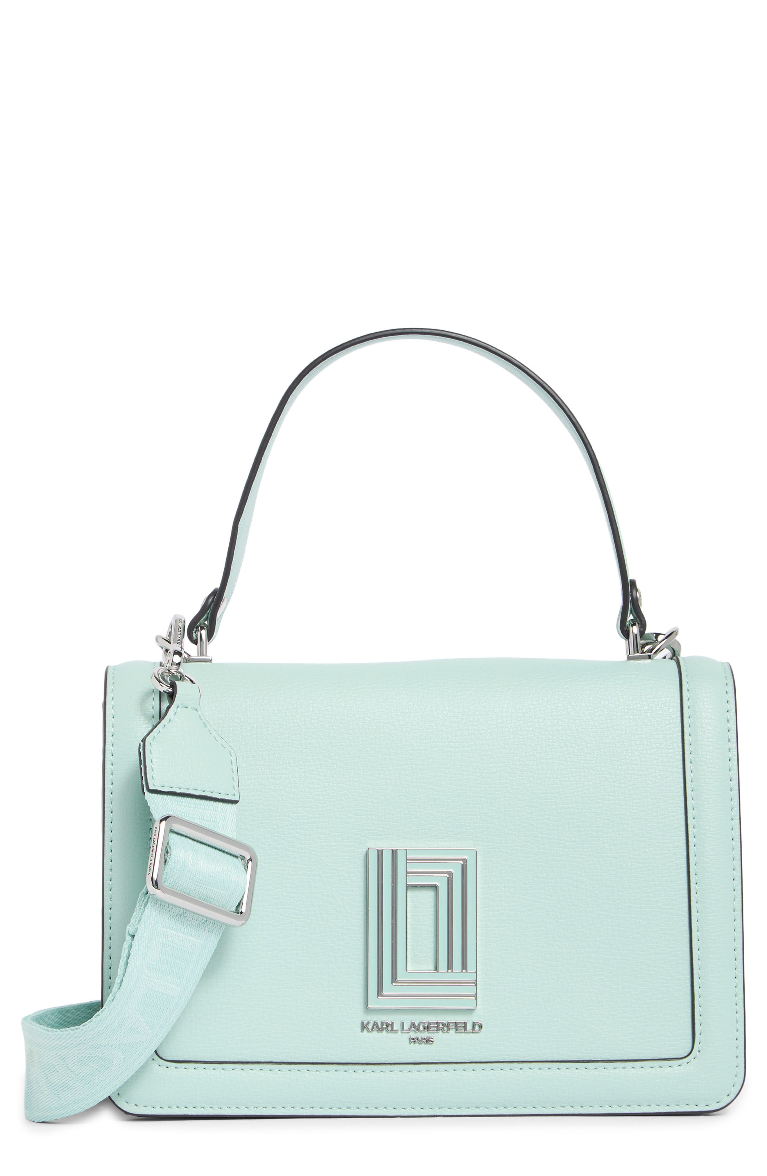 KARL LAGERFELD PARIS Simone Leather Satchel