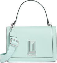 KARL LAGERFELD PARIS Simone Leather Satchel