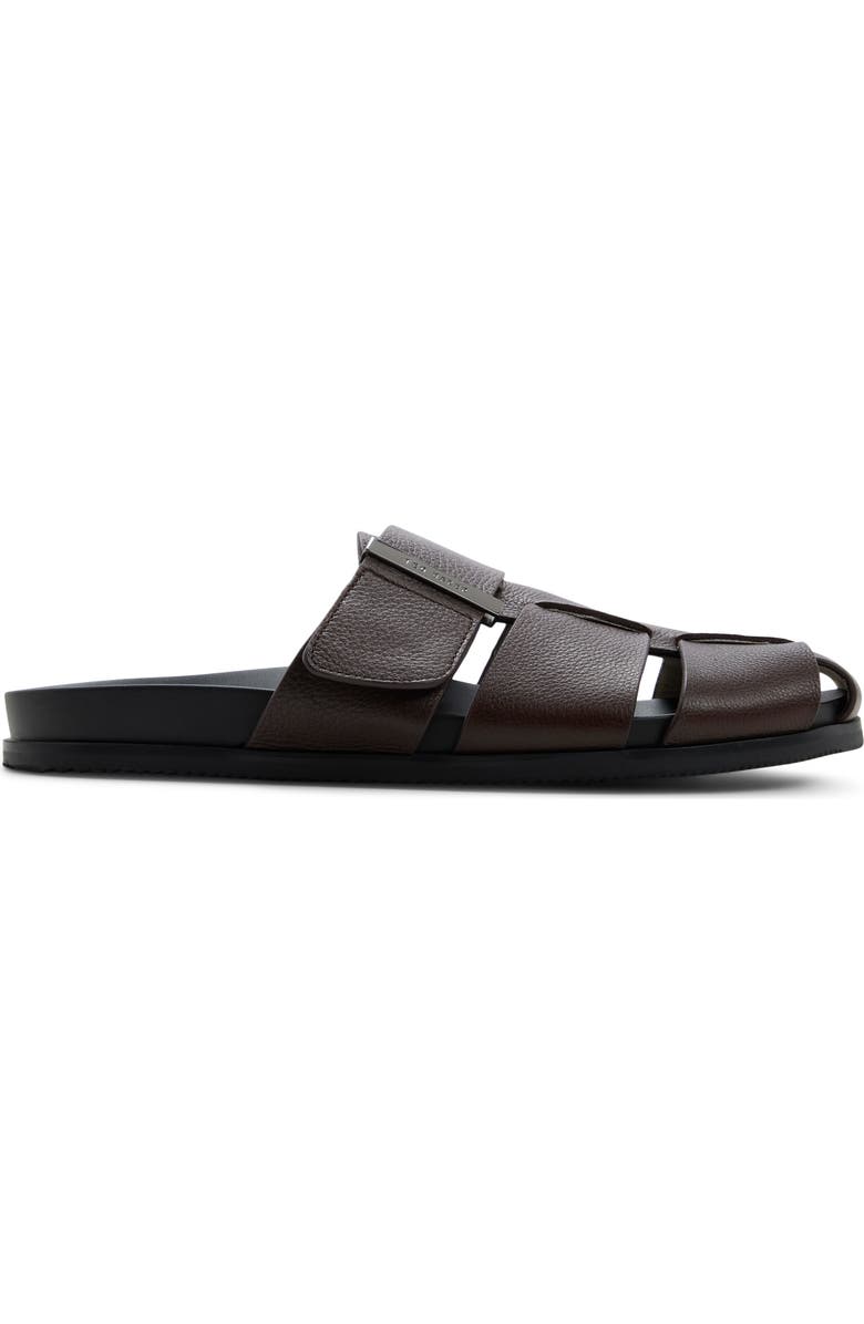 Ted Baker Brixham Slide Sandal, Alternate, color, Dark Brown