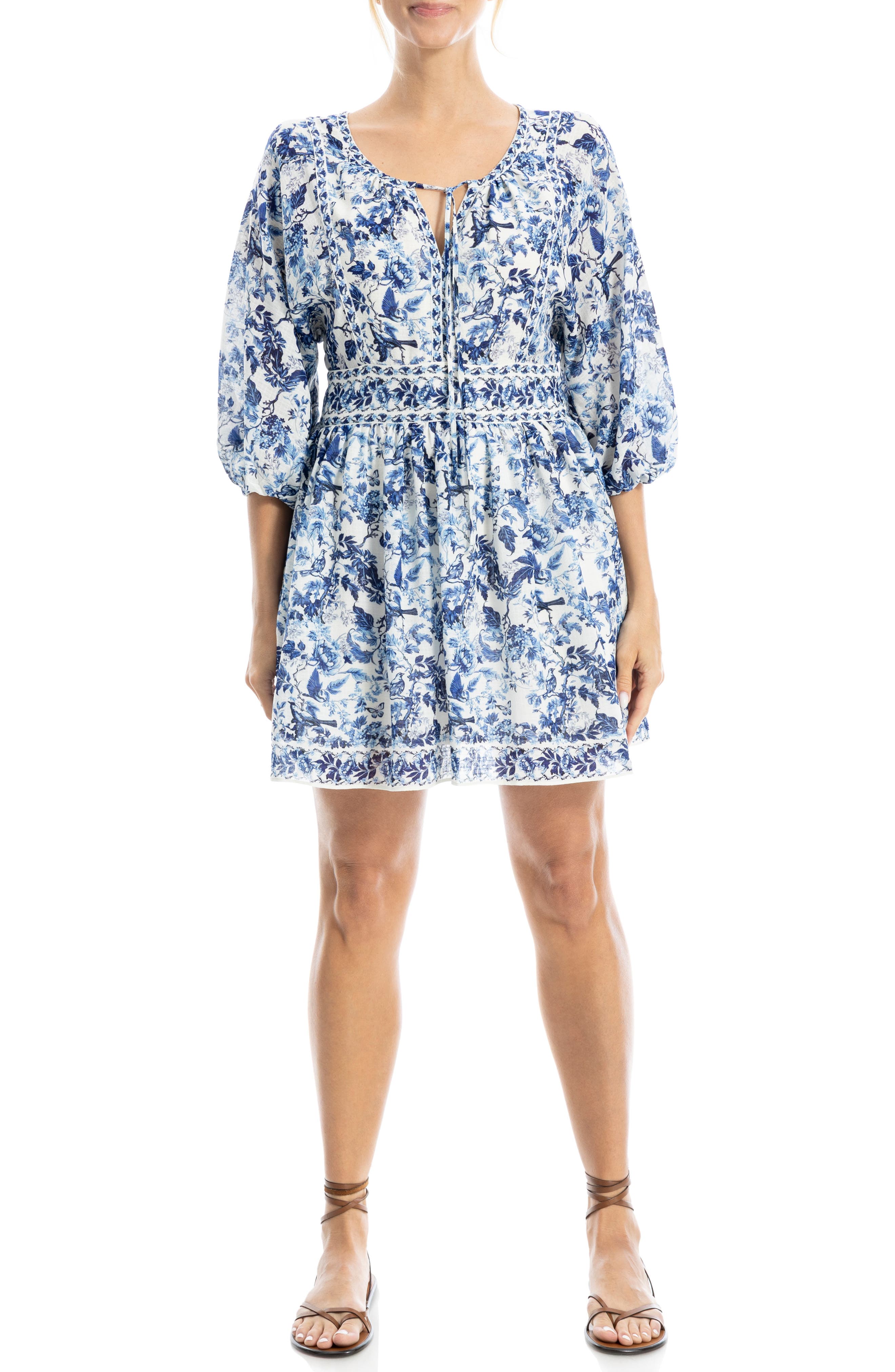Puff Sleeve Minidress - image 5
