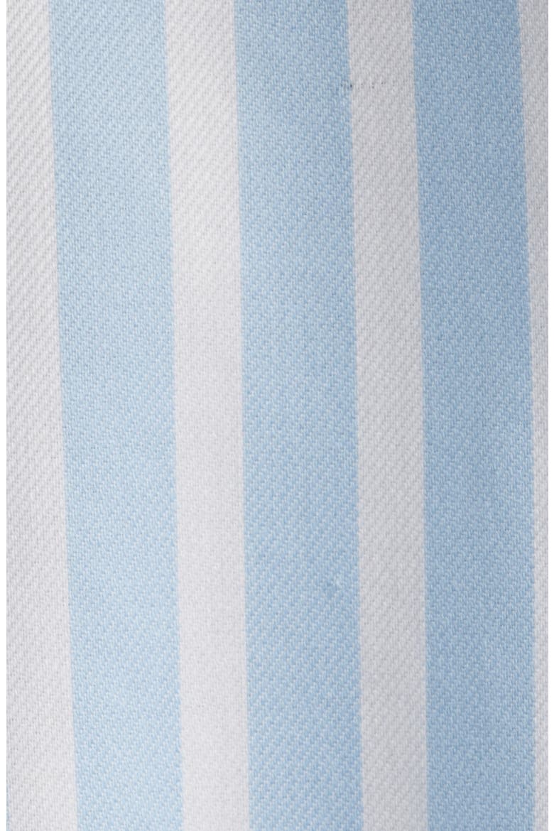 Modern Fit Stripe Non-Iron Cotton Twill Dress Shirt, Alternate, color, LIGHT BLUE