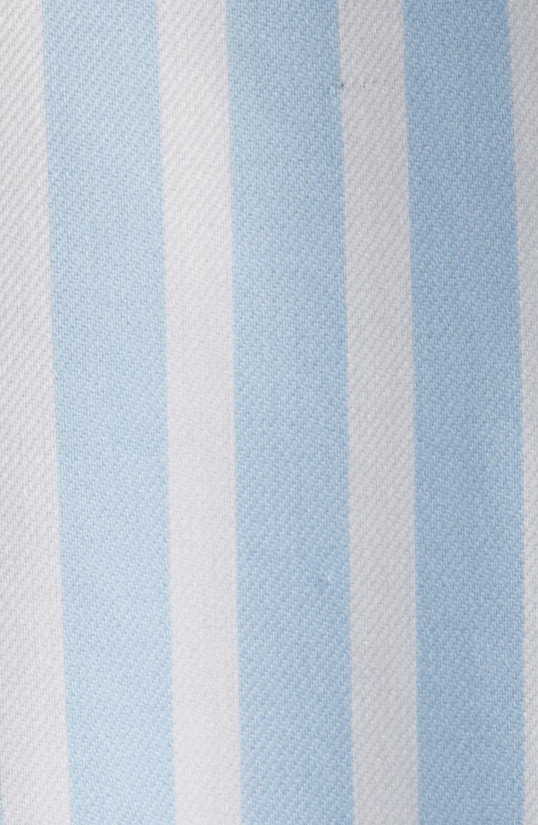 1863 by Eterna Modern Fit Stripe Non-Iron Cotton Twill Dress Shirt, Alternate, color, Light Blue