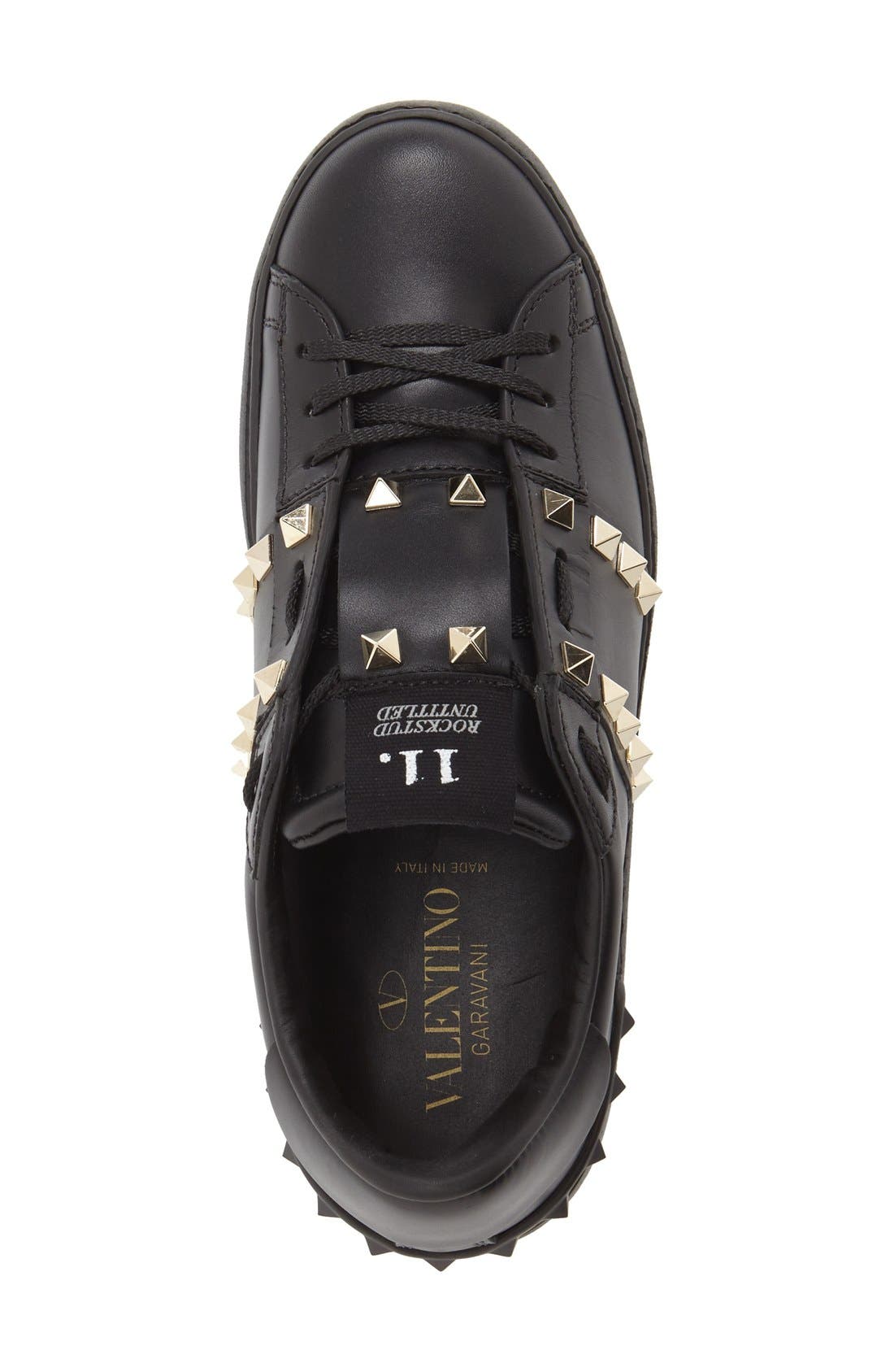 Valentino Garavani Rockstud Sneaker, Alternate, color, 