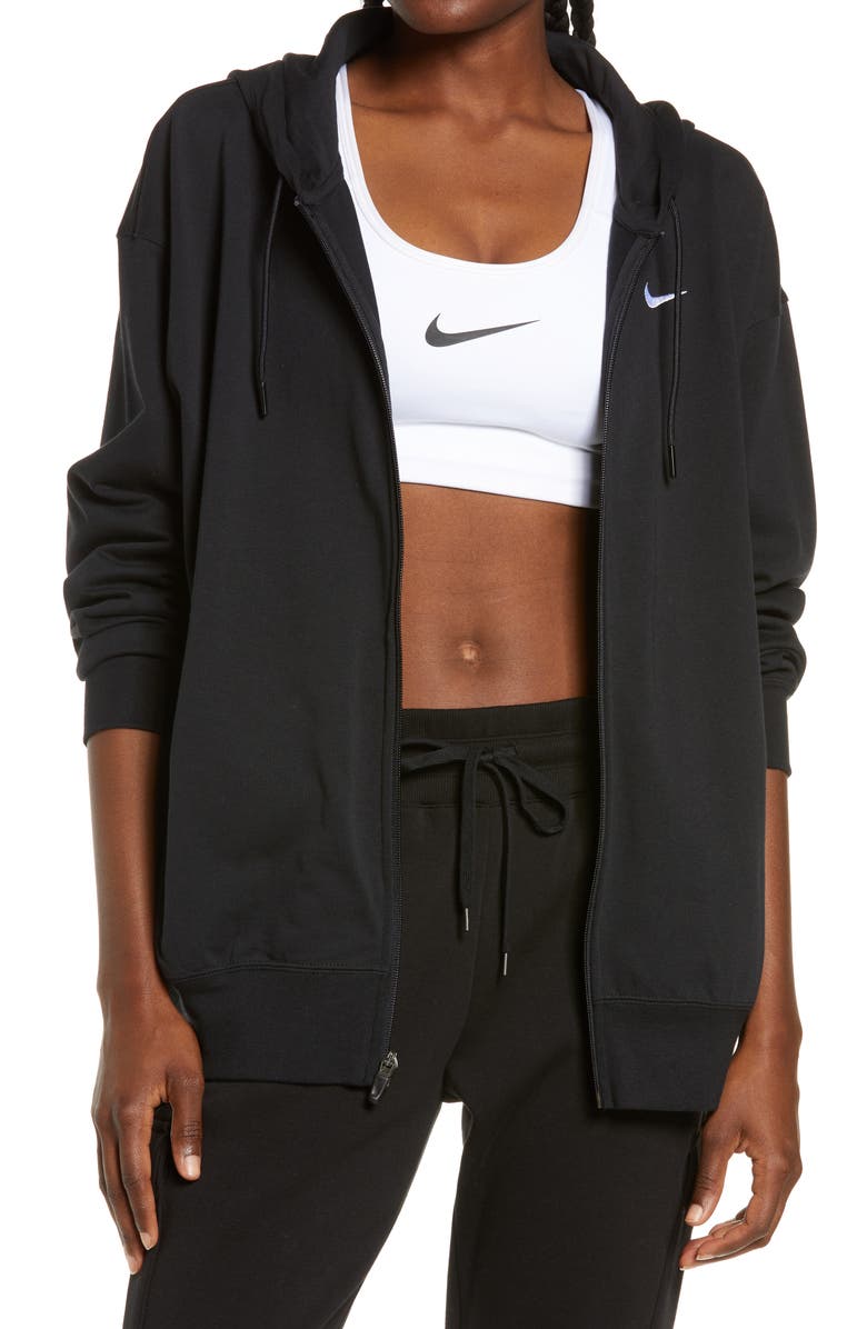 Nike Front Zip Logo Hoodie, Main, color, 