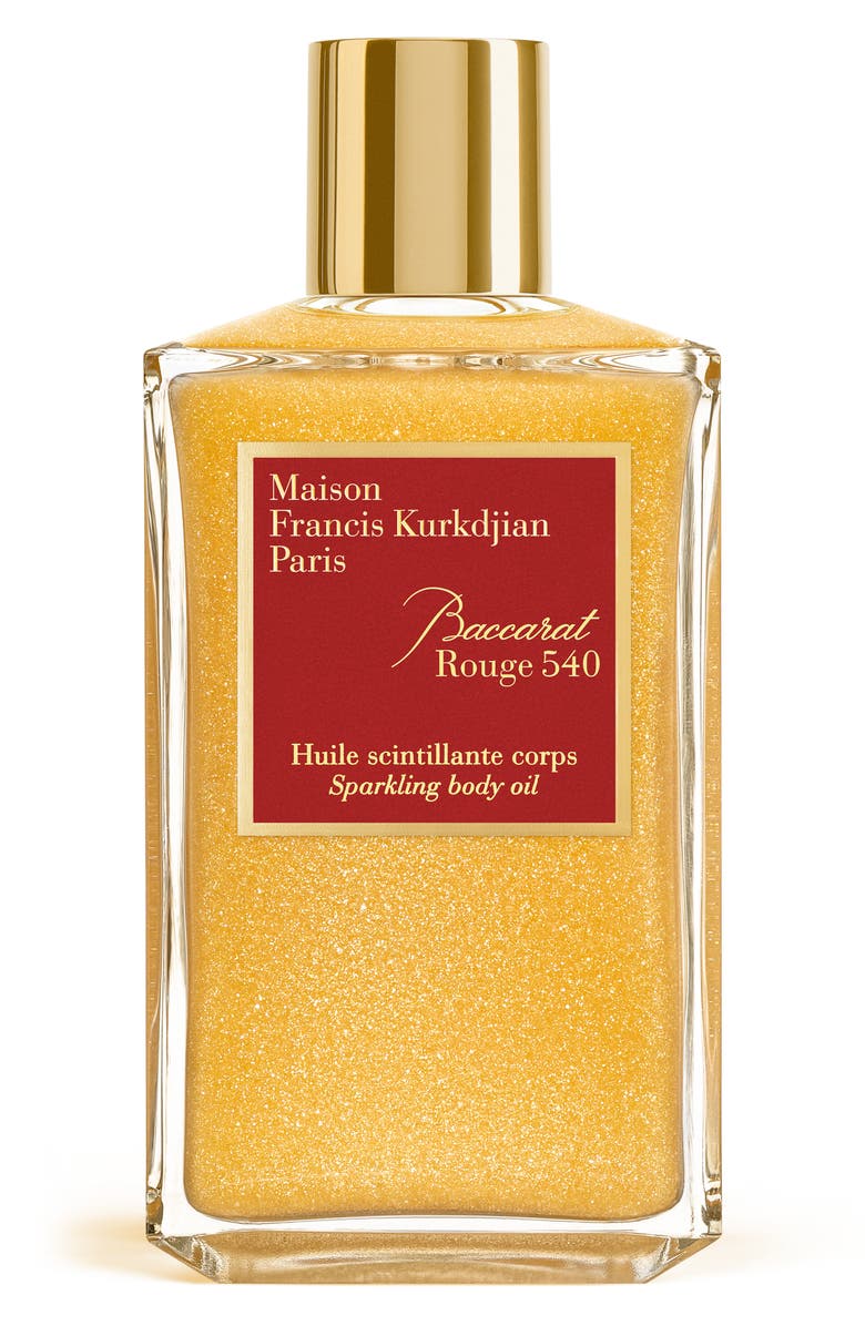 Maison Francis Kurkdjian Baccarat Rouge 540 Scented Sparkling Body Oil, Main, color,